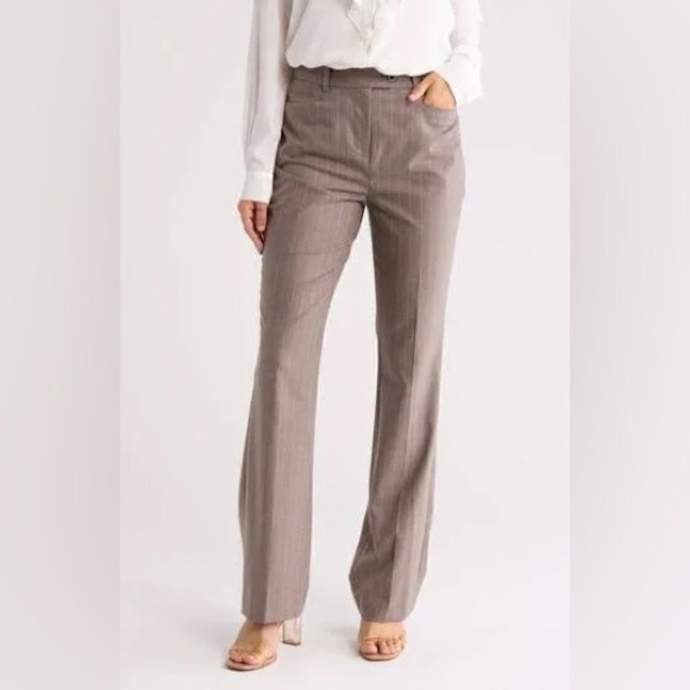 Pendleton Wide Leg Modern Pin Stripe Slacks 100 percent Wool size 16P